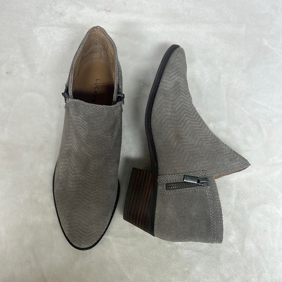 Lucky Brand Shoes - Lucky Brand Gray Suede Chelsea Boots